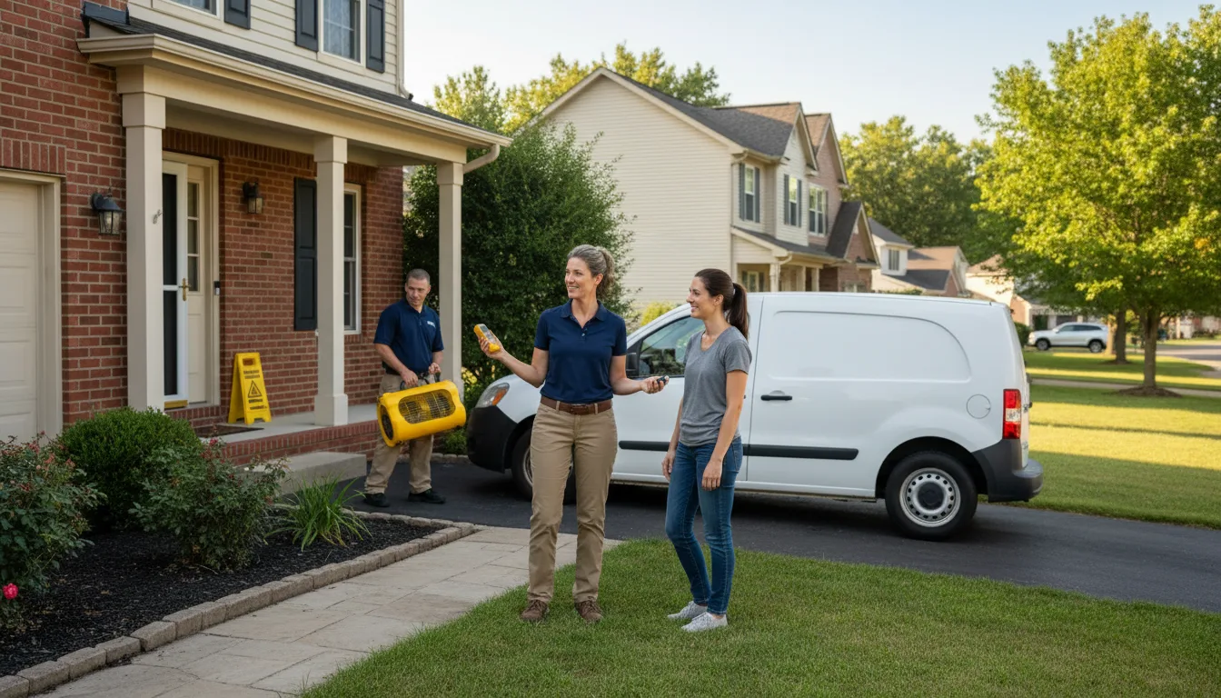 Residential water damage restoration in Chino Valley, AZ